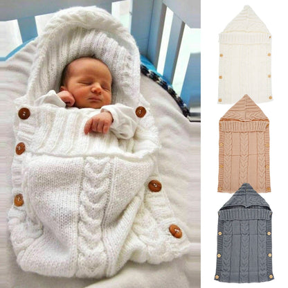 Cozy Knit Baby Swaddle Blanket