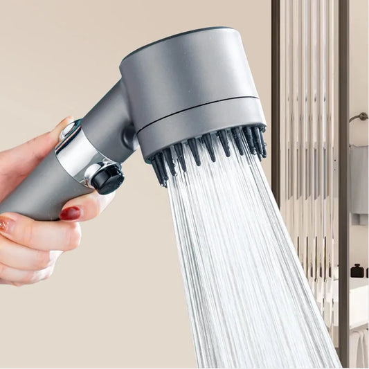 Eco-Skin Spa Shower Head – High Pressure 3-Mode Rainfall with One-Key Stop