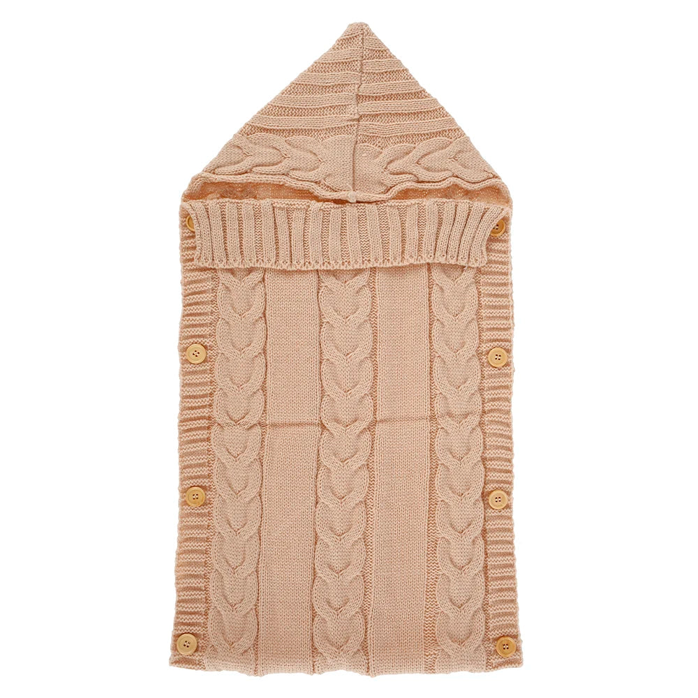 Cozy Knit Baby Swaddle Blanket
