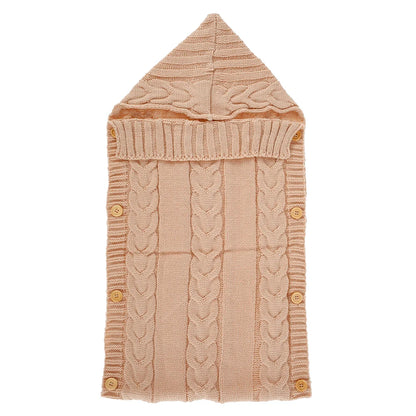 Cozy Knit Baby Swaddle Blanket