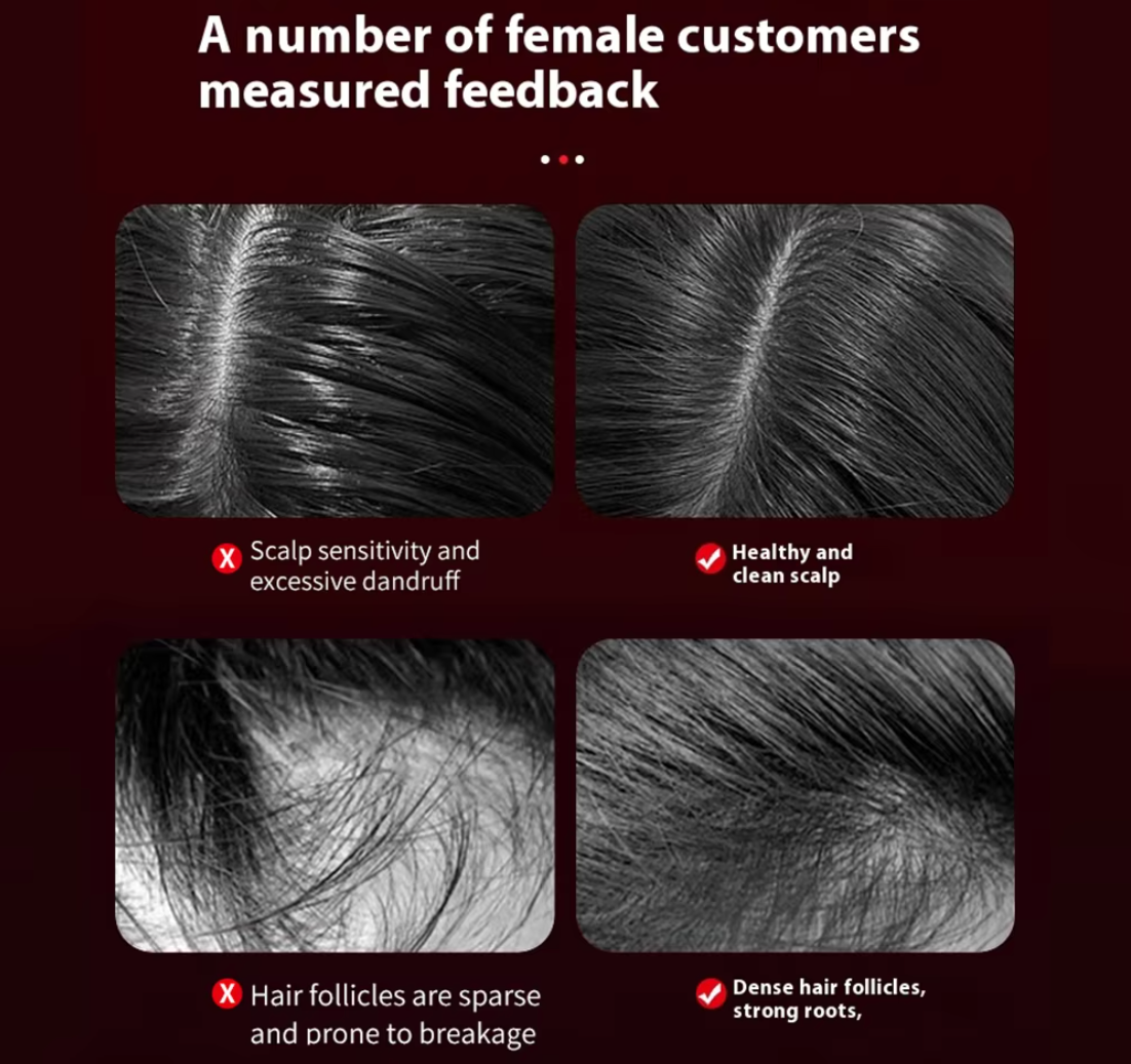 Hair Growth Comb with Red Light & Oil Stimulation